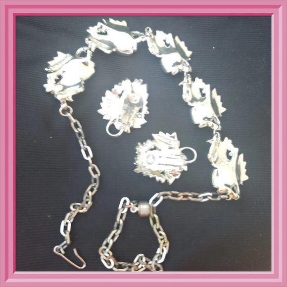 Sarah Coventry Whispering Leaves Jewel Set 1959-60 - Picture 3 of 3